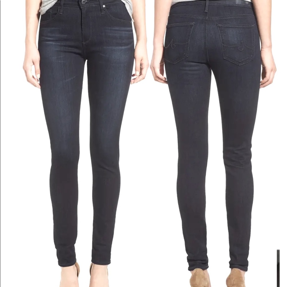AG Farrah high waisted skinny jean.